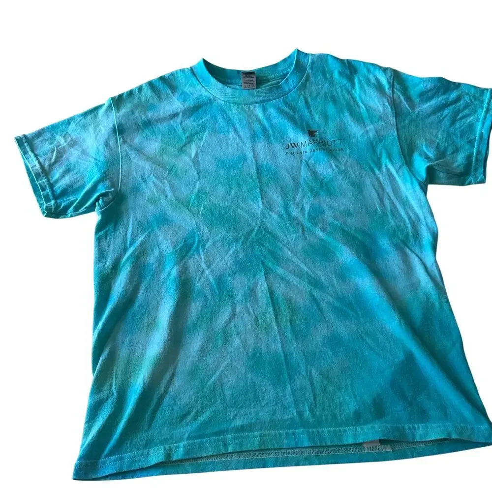 Gildan Ridge Tie-Dye T-Shirt - Youth Large - Blue